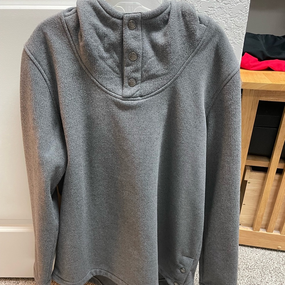 The North Face snap hoodie - like new